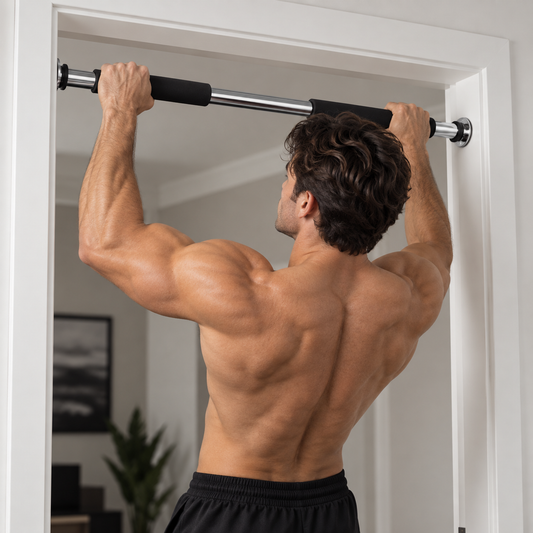 Doorway Pull-Up Bar — No Screws, Adjustable Width
